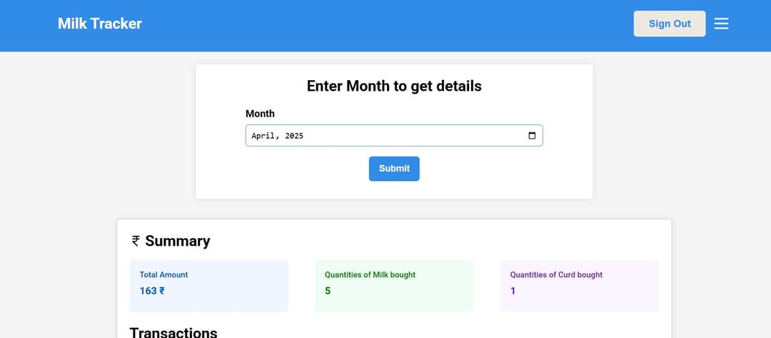 Milk Price Calculator